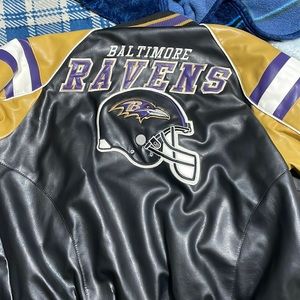 NFL Baltimore Ravens Leather Jacket